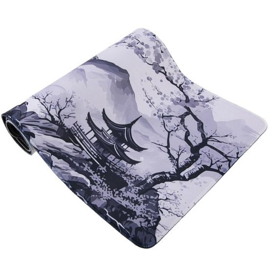 Tapis De Souris XXL Mont Fuji Violet Tapis Souris Tissu Hautes Performances Mouse Pad Base Caoutchouc Antidérapante Tapis De Bureau Améliore Vitesse