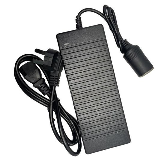 Adaptateur Secteur 230V Vers 12V 10A 120W - Convertisseur De Tension Pour Auto (Neuf)