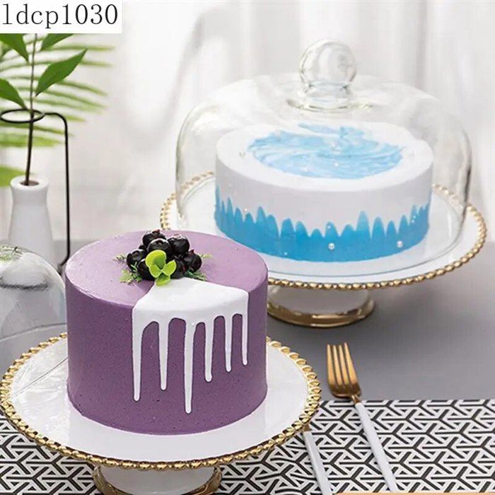 Couvercle En Verre À Gâteau Couverture De Nourriture Cuisson Couvercle En Verre À Gâteau Couverture De Nourriture Cuisson