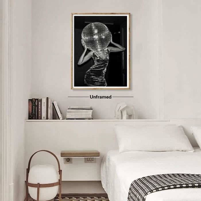 Acheter Images De Femmes Pour Le Salon, Mode Vintage, Décoration De La Maison, Affiche De Mode, Art Mural, Impression Sur Toile Noir Et Blanc, Peinture Sur Parfum