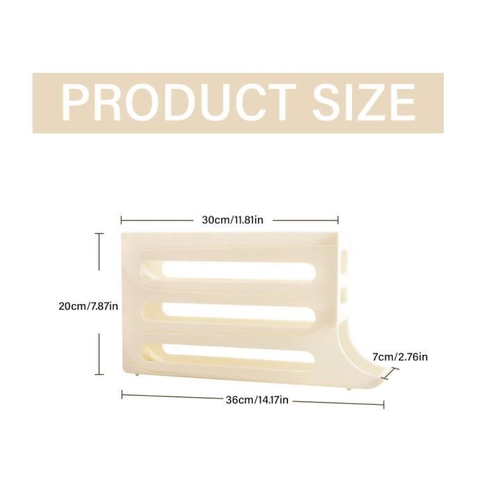 Distributeur à œufs 3 Niveaux Transparent - Organisateur Rotatif Pour Frigo - Capacité 30 œufs - Empilable Avec Marqueur Date