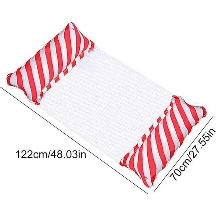 Bouée Hamac Piscine 4-en-1 Avec Pompe à Air – Flotteur Gonflable Pour Adultes Et Enfants, Matelas Et Chaise Longue Tout Compris