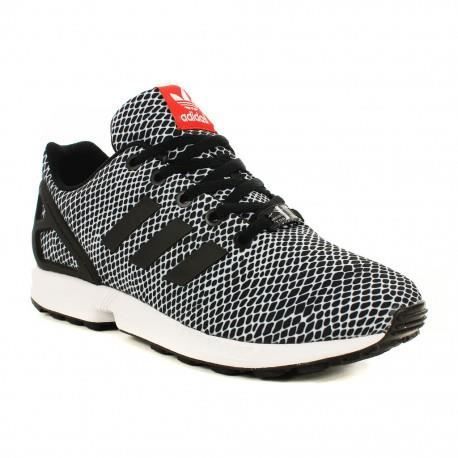 Basket ADIDAS ORIGINALS ZX Flux Femme Noir Lacets Noir