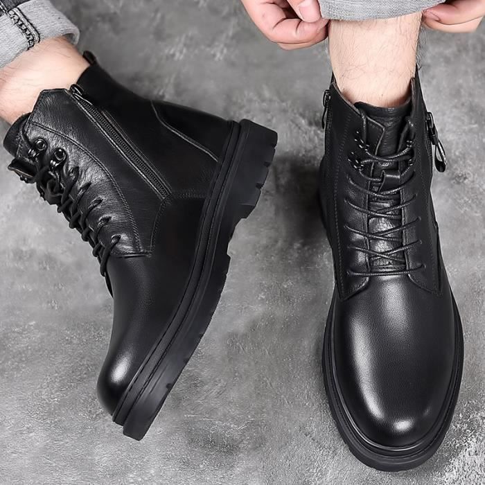 Boots noir hotsell homme