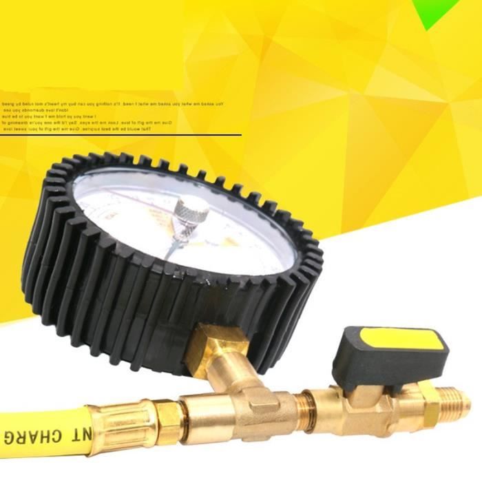Manomètre De Pression De Réigérant De Climatisation, Outil De Voiture Automatique, R410a R134A 1/4