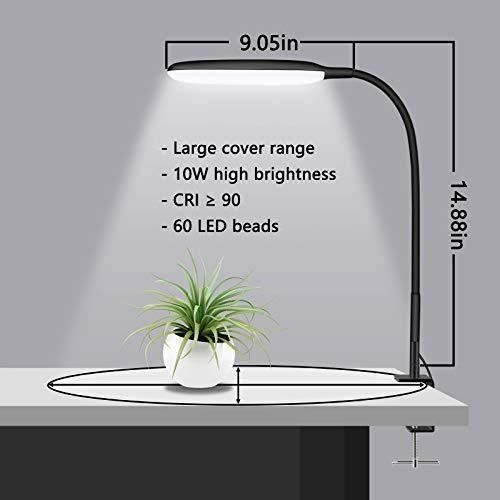 Lampe De Bureau LED NovoLido Avec Pince - 3 Modes Couleur, Gradation - Alimentation USB - Flexible