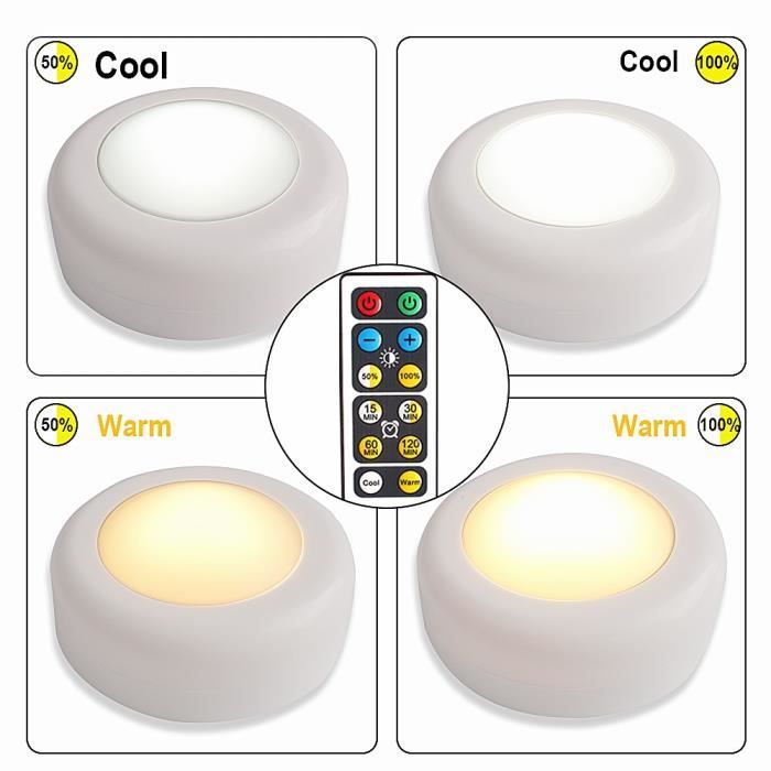Sylanda Lot de 2 socles lumineux LED - 6 couleurs - Socle de lampe rond en bois - Avec interrupteur tactile sensible pour affichage d'art en verre cristal (base plate et concave
