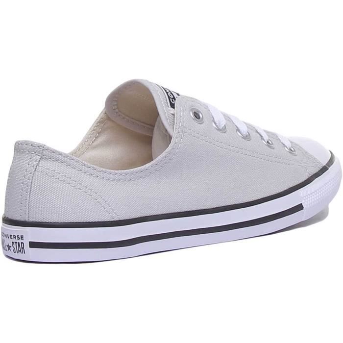 Converse basse femme gris cheap clair