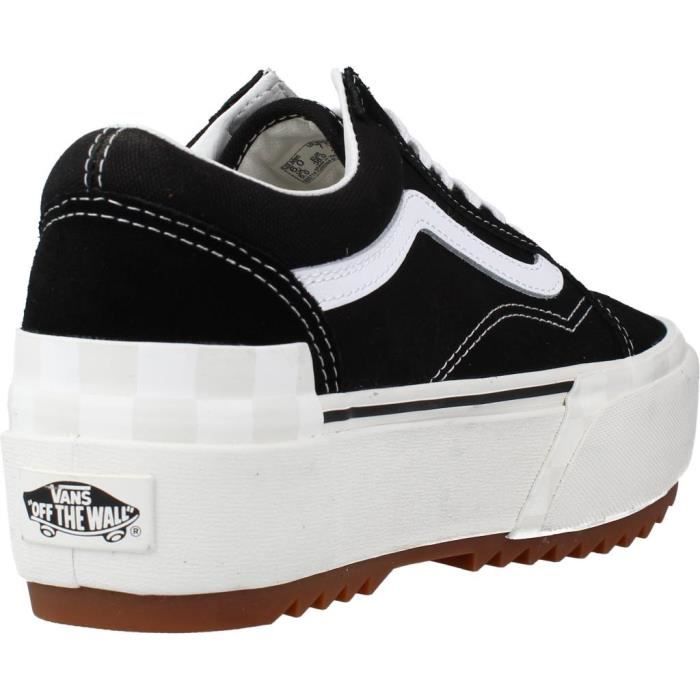 Vans plateforme noir femme cheap