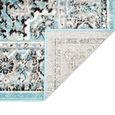 6875JOLI® Haute qualité Tapis de Salon Moderne & Chic Décor - Tapis de sol Pour Chambre Cuisine Tapis Bleu clair 80x150 cm PP-3