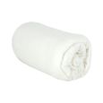Babycalin Drap housse pour berceau - 83 x 50 cm - Jersey carde 130gr/m² 100% coton bio - Blanc-3