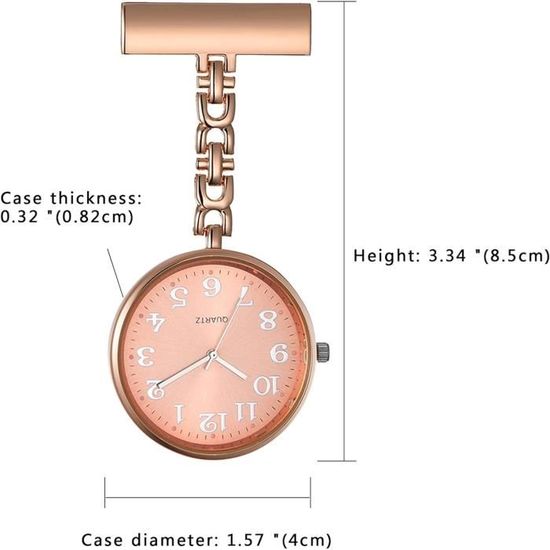 Montre infirmière personnalisable best sale