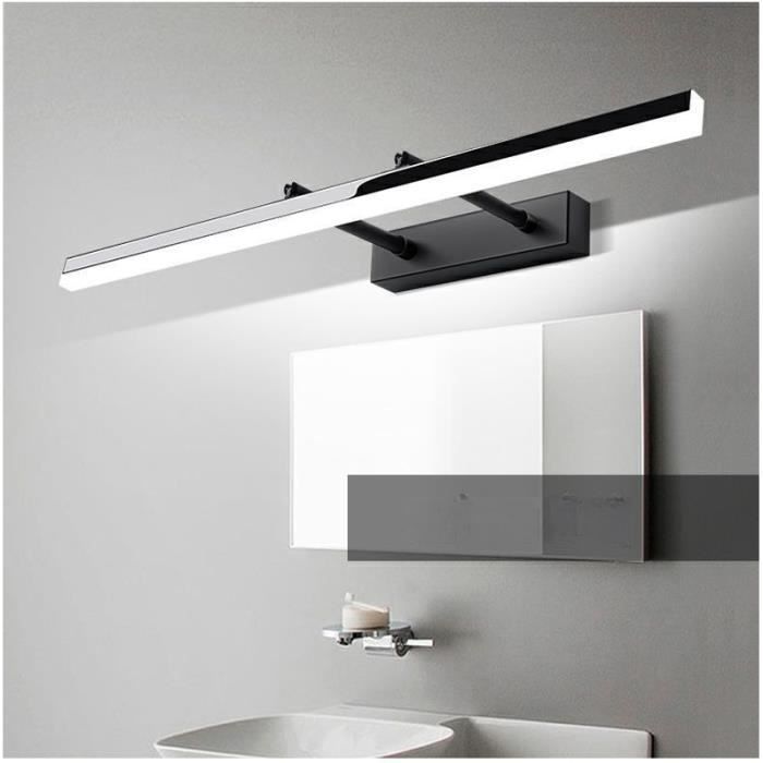 40CM 18W Salle de bains lumière Miroir Phare LED Étanche Miroir Phares,Gradation  de trois couleurs,Modèle télescopique(b4) - Cdiscount Maison
