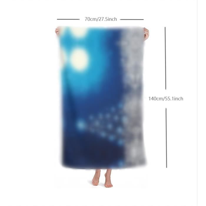 Serviette De Camping PackTowl Microfibre - Série Artiste 25x54 - Soleil Et Lune - Neuve