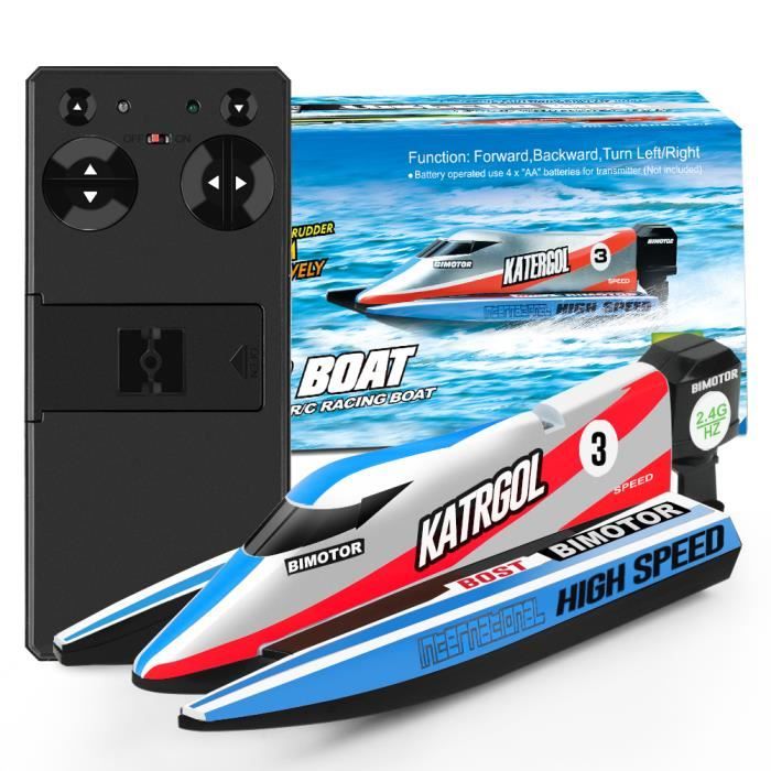 Jouet telecommande Enfant Mini Bateau Telecommande RC a Grande Vitesse Mini F1 aviron radiocommande Portable Cadeau Enfant Bleu Cdiscount Jeux Jouets