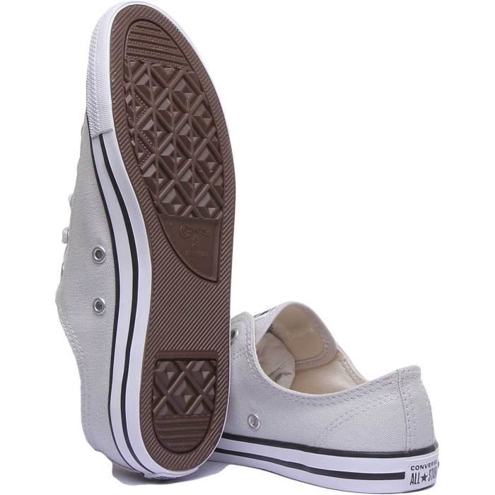 Converse basse deals femme gris clair