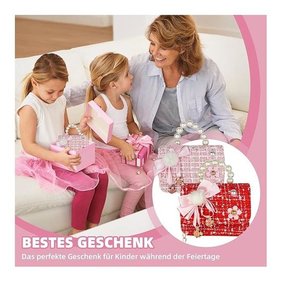 Sac A Main Enfant Fille 2 Ans PACKOVE Lot De 2 Sacs à Bandoulière Pour Filles - Sac De Plage Sac à Main Enfant Fille