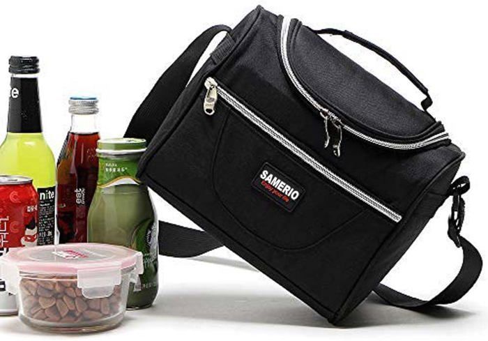 Sac Isotherme Lunch Box Jurassic Dinosaurs - 22x16x20 Cm, Bandoulière Réglable, Pour École, Pique-nique