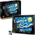 LEGO Ideas 21333 Vincent Van Gogh - La Nuit Étoilée, Reproduction de Tableau sur Toile-0