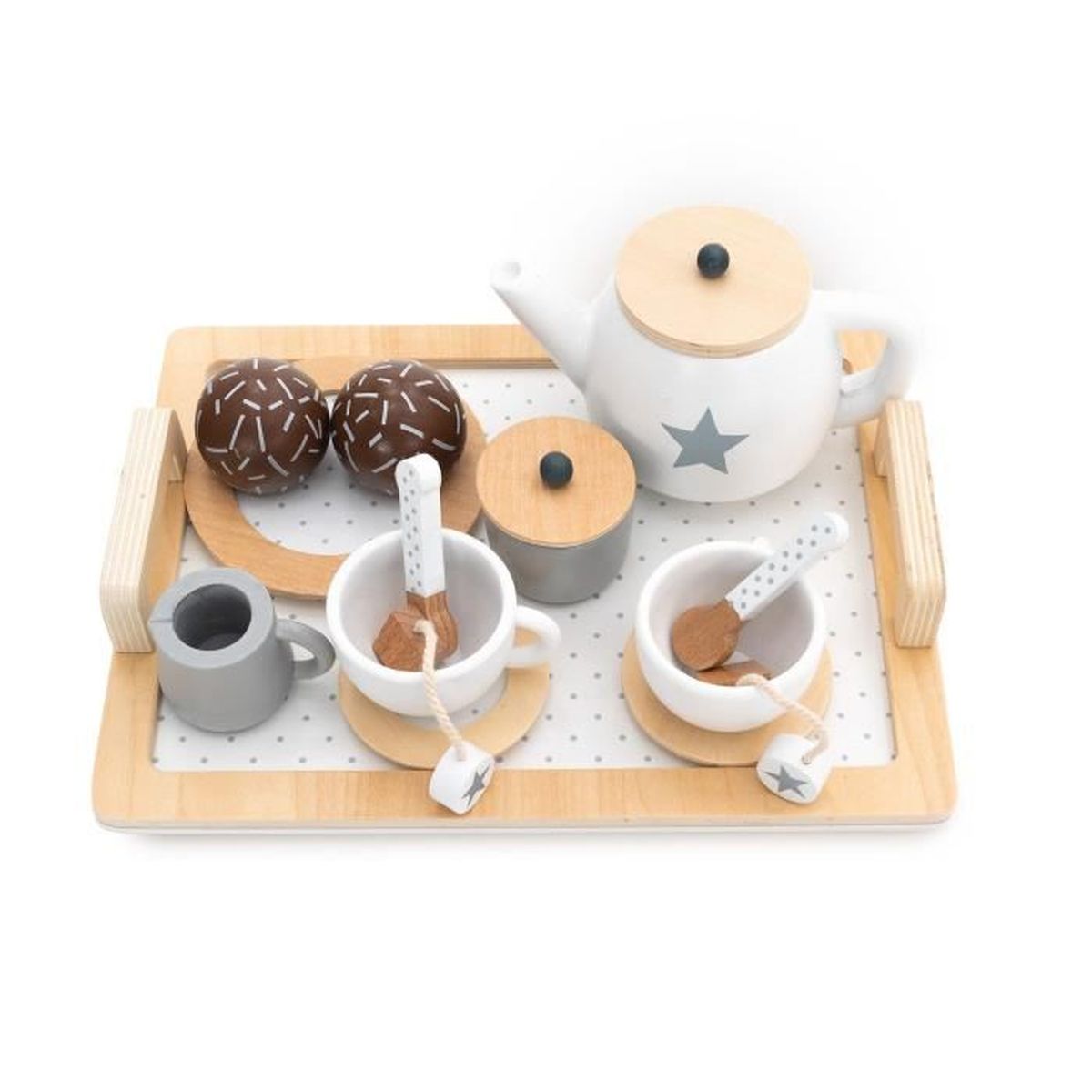 Service à Thé Jouet En Silicone Pour Enfants - Jeu De Rôle Dinette, Théière Et Tasses, Pour Filles Et Garçons 3-6 Ans