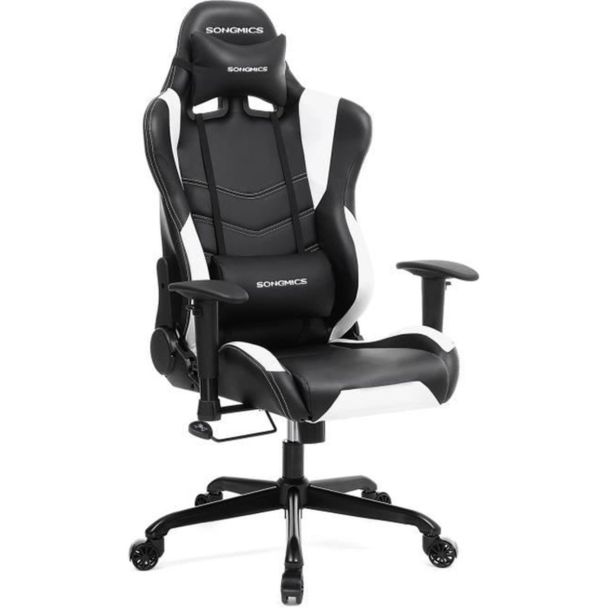 Chaise Gamer Hauteur Reglable 124 132cm Dossier Inclinable Appui