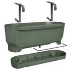 ELHO Balconnière GREENVILLE EASY BALCONY - L 21.2 x W 52 x H 19.4 cm - Leaf Green