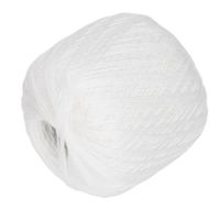 ROM Fil de dentelle blanc anti-boulochage confortable fil de crochet en coton lavable pour tricoter des Vêtements  DIY bricolage
