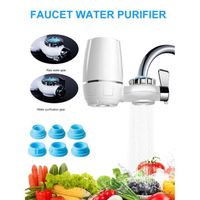 Purificateur d'eau de robinet-Filtre à eau potable-filtre lavable-Pour robinet, évier de salle de bain, eau potable, cuisine