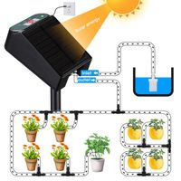 Système dirrigation solaire automatique - ZGEER - avec batterie et minuterie, arrosage automatique - adapté pour 15 pots