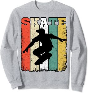 SKATEBOARD - LONGBOARD Skate Rétro Pour Skateboarder Sweatshirt.[Z1511]