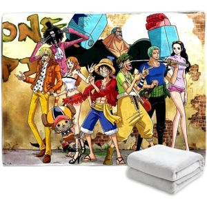 COUVERTURE - PLAID BÉBÉ Couverture en Velours de Flanelle - One Piece Nami