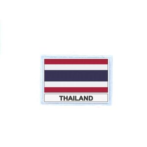 Patch ecusson termocollant bord brode drapeau imprime thailande thai 