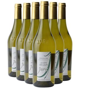 VIN BLANC Côtes du Jura Savagnin Ouillé Blanc 2017 - Lot de 