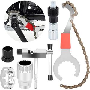 Outils de vélo Kit Set Extracteur manivelle Removal Outillage pédalier Clé  auxiliaire Kit Flywheel Portable 6Pcs - Cdiscount Sport