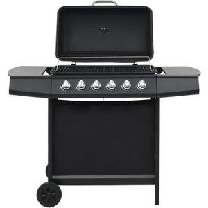 BARBECUE Soldes ®8080Barbecue au gaz Plancha gaz PROFESSIONNEL - Barbecue Grill Barbecue camping Cuisine extérieure - avec 6 zones de cuisson