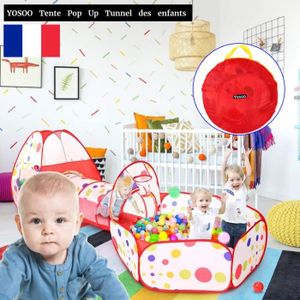 TENTE TUNNEL D'ACTIVITÉ Akozon jouet de tente pliable Enfants bébé jouer t