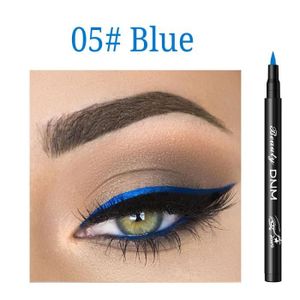 EYE-LINER - CRAYON Tapez 5-Eyeliner Mat 12 Couleurs, Stylo Eyeliner Liquide Imperméable, Noir Bleu, Eyeliner Coloré, Longue Duré