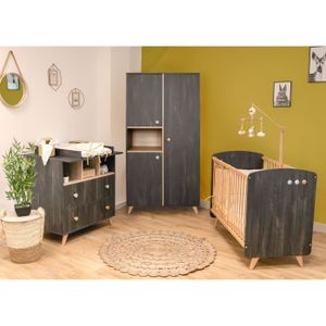 Chambre Bebe Complete Bois Massif Cdiscount