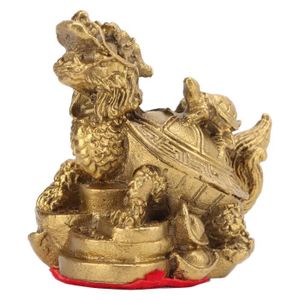 OBJET DÉCORATIF Fdit Statue de Dragon Feng Shui Décoration Dragon 