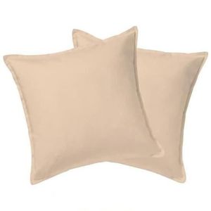 Housse D'Oreiller 100% Pure Lin Naturel Oreiller Dérapant Corde Fil Coussin 