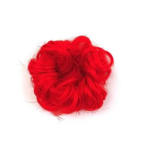 BARRETTE - CHOUCHOU Elastique chouchou faux cheveux - rouge - RC005953