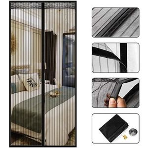 Moustiquaire Rideau Pour Porte Fenetre 120x220 Rideau Anti Mouches Pour Porte Achat Vente Pas Cher