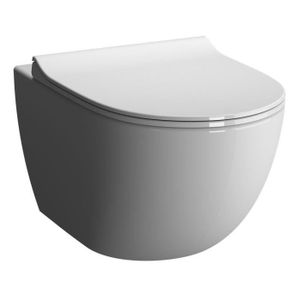 CUVETTE WC SEULE Cuvette de WC suspendue compacte sans bride - VITRA - Blanc - 7747B003-0075