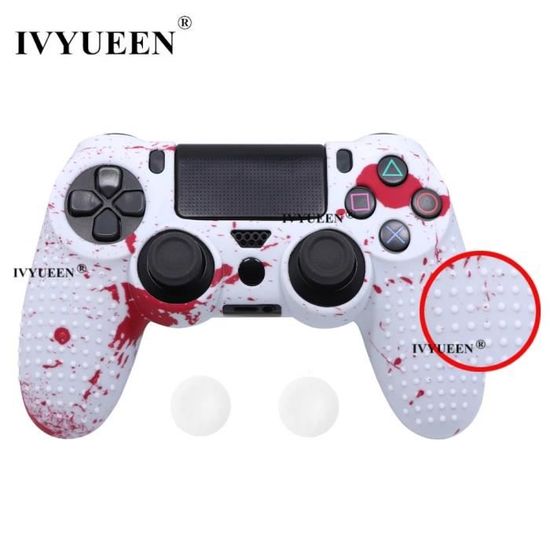Silikon Skin Schutzhülle Case für Sony 4 PS4 Controller Weiß
