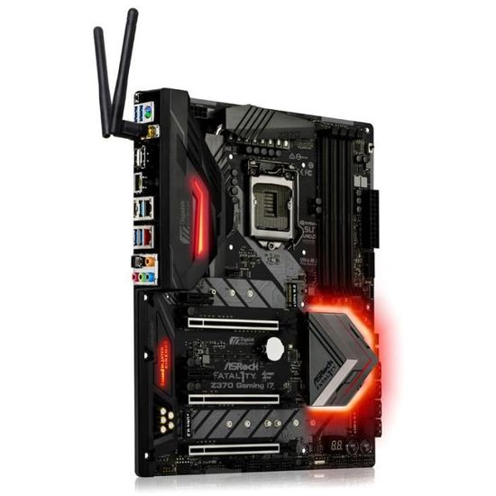 Carte mere ASRock Fatal1ty Z370 Professional Gaming i7 Intel Z370 0 000000 Noir Cdiscount Informatique