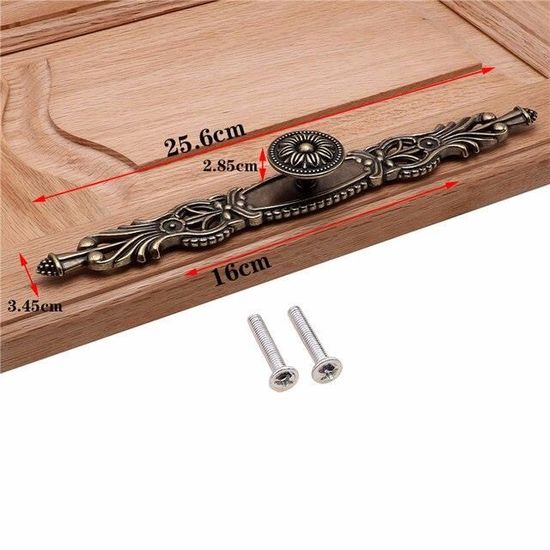 Lot De 6 Poignées D'armoire De Cuisine En Forme De Coquillage En