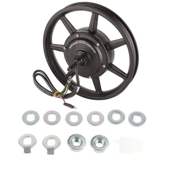 Moteur De Moyeu Vélo électrique 48V 250W – Frein à Disque, Entraînement Avant, Alliage Alu, IP65, Compatible Roues 16-28'' Et 700C