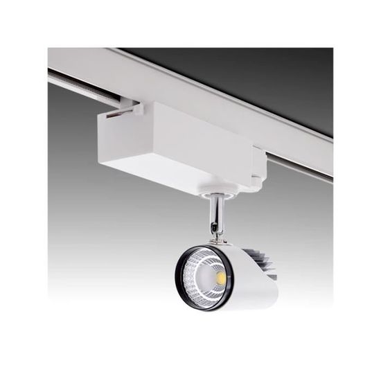 Spot LED Sur Rail 3 Phases 10W 900Lm 30.000H Lyla Au meilleur prix ...