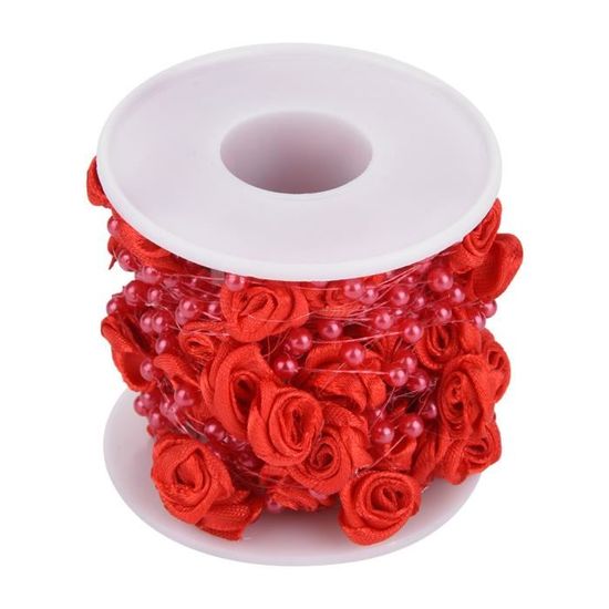 Guirlande De Perles ABS 14 Mètres - Déco Mariage, Fêtes, Noël, Anniversaire | Perles 8mm Coupables à La Main - 10