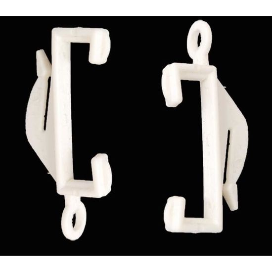 Glissières Tringle Rideaux Plastique Lot De 50 Glissières Pour